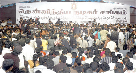Tamil Nadu actors on one-day fast