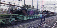 Tanks on Erode Railway track