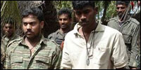 Civilians clad as LTTE fighters by SLA for propaganda purpose [Photo: SLA]