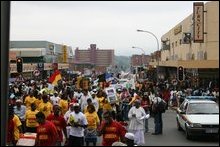 South Africans protest against Tamil genocide