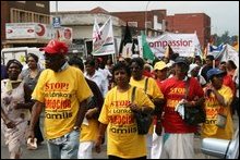 South Africans protest against Tamil genocide