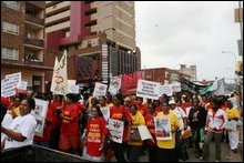 South Africans protest against Tamil genocide