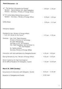 Coference agenda