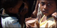 Children having kagnchi