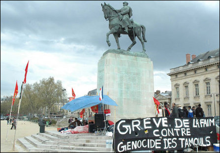 Protests in Paris against genocide of Tamils