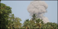 SLAF air strike in Mu'l'li-vaaykkaal on 25 April 2009