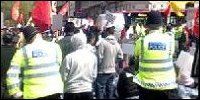 Demonstration in Parliament Square, London
