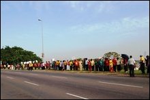 South Africa Tamil protest