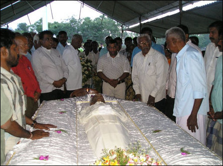 Funeral of Thiruvengadam Velupillai