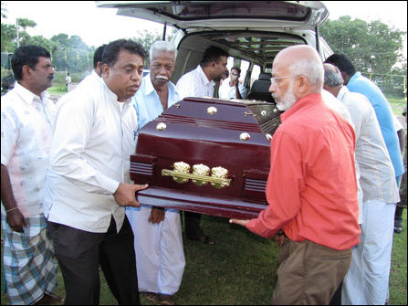 Funeral of Thiruvengadam Velupillai