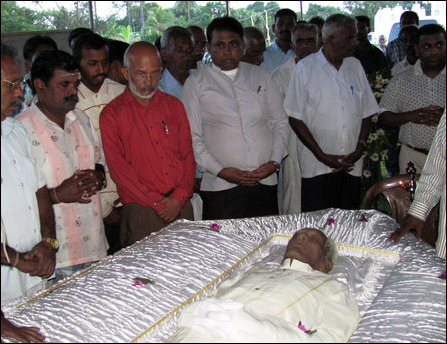 Funeral of Thiruvengadam Velupillai