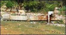 Remnants of Thillepan memorial monument 