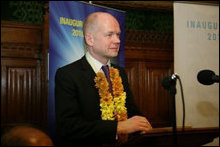 Shadow Foreign Secretary William Hague addressing the Global Tamil Forum launch in February