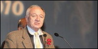 Ken Livingstone, a prominent figure of the Left in British politics, addressing the gathering in London on Tamil Heroes Day
