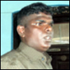 SL Police Constable Pradeepan from Achchuveali, photographed by Uthayan