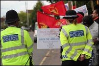 UK Protest against SL Cricket