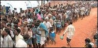 Tamil refugees inside Sri Lanka