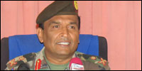Commander of the occupying SL military in Jaffna Maj Gen Mahinda Hathurusinghe