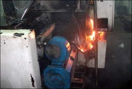 Attack on Uthayan paper office in Jaffna