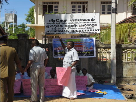 Protest in East