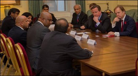 Brtish PM meets Tamil groups in UK