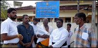 Victims protest against ineffective investigations by SL presidential commission on missing persons