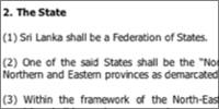 TNA proposals of constitutional reforms