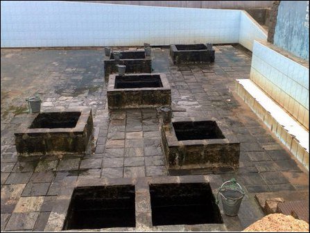The hot water wells, Kanniyaa, Trincomalee
