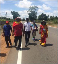 Shivajilingam, Ananthy walk on A9