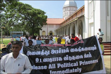 Protest in Mannaar