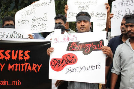 Protest in Vavuniyaa