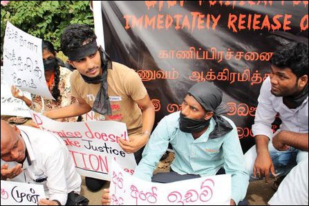 Protest in Vavuniyaa