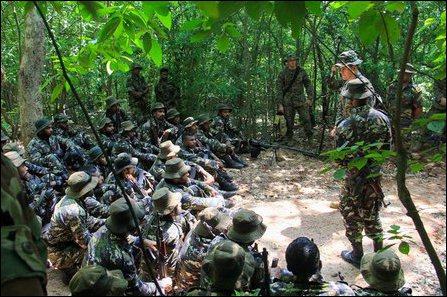 US Marines training genocidal SL Navy in Trincomalee in November 2016