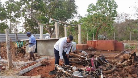 Motorbikes from abandoned well in KKS