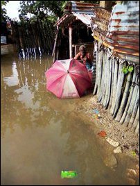 Uprooted people affected by floods in Jaffna