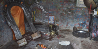 Lingkesvarar temple in Mannaar island where the Linga statue has been fully removed