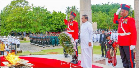 Maithiripala and Fonseka at Battaramulla