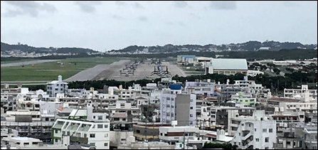 Futenma US air base on Okinawa