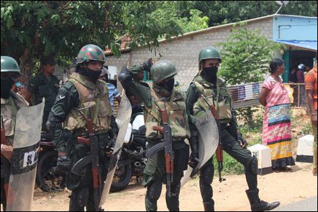 Kanniyaa military and police