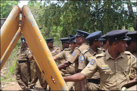Kanniyaa military and police