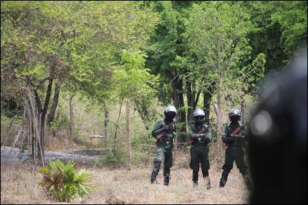 Kanniyaa military and police