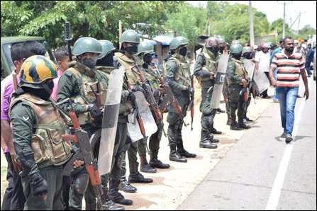 Kanniyaa military and police