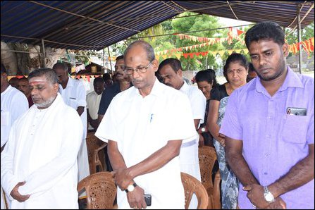 Remembrance event held at Ma'ndoor in Batticaloa on 25 September 2019