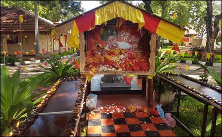 Lt Col Thileepan commemorated at Jaffna University