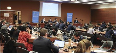 China's side-event in Geneva with Colombage attending the event