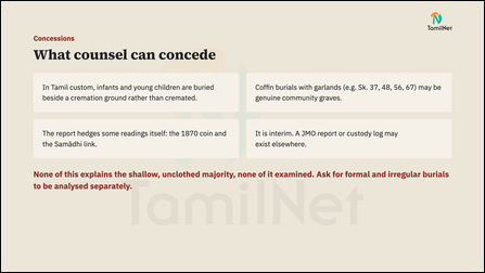 Slide 13: What counsel can concede